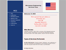 Tablet Screenshot of microwaveengservices.com